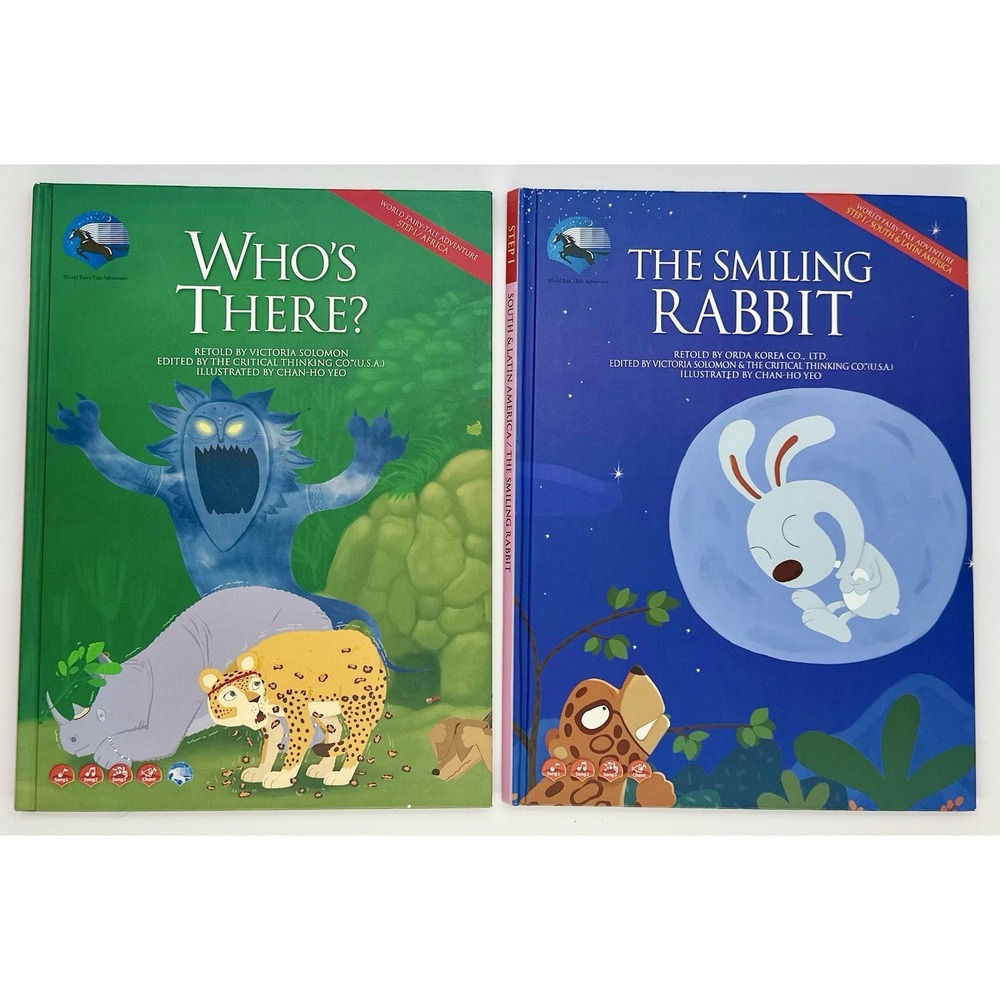 World Fairy-Tale Adventure Lot 7 Hardcover Books Korea English Critical Thinking
